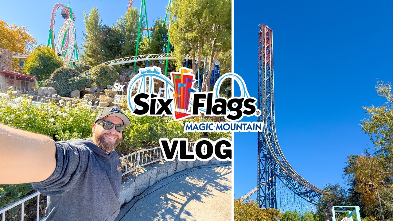 Six Flags Magic Mountain Vlog - November 2024 - LOTS GOING ON - YouTube