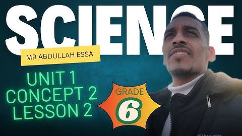Building living systems unit 1 concept 2 lesson 1 Science 2025 grade 6 ساينس سادسة ابتدائى