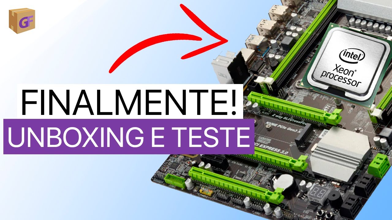 CHEGOU! O XEON E5-2650 V2 e a PLACA MÃE ATERMITER X79 TURBO
