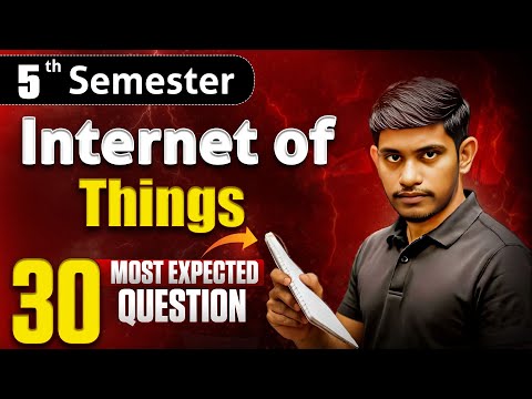 Internet of Things  Important Questions | 5th Sem Computer Science Imps
