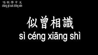 【唱歌學中文】►李克勤 / 似曾相識◀ ► Hacken Lee / Déjà vu ◀『所謂幸福 不是用完美定義 而是互相體諒 彼此感激』【動態歌詞中文、拼音Lyrics】