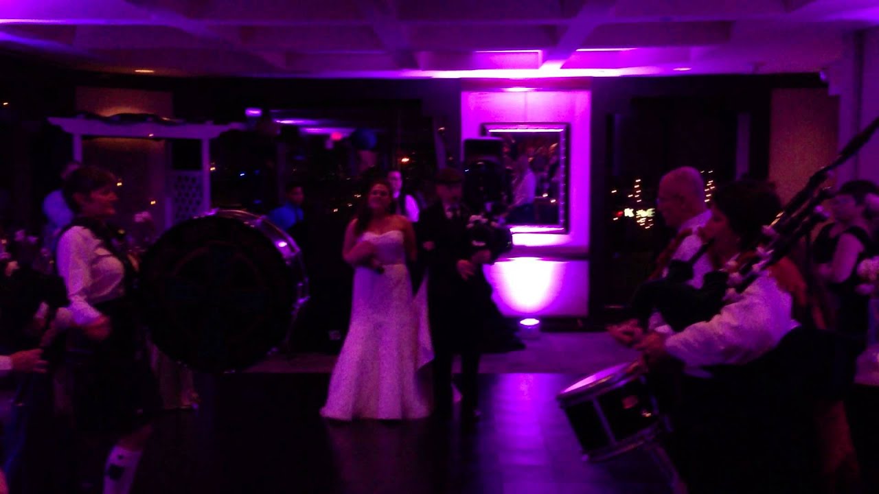 Incredible Bagpipe Wedding Reception Entrance by Bride and Groom! YouTube