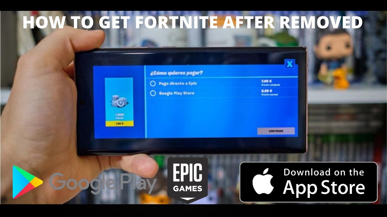 How To Download Fortnite On Any Mobile Device After It Got Removed Fortnite Mobile Ios Android Youtube