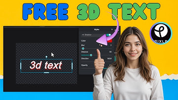 How To Make Free 3D Text In Pixlr | Easy Tutorial (2025)