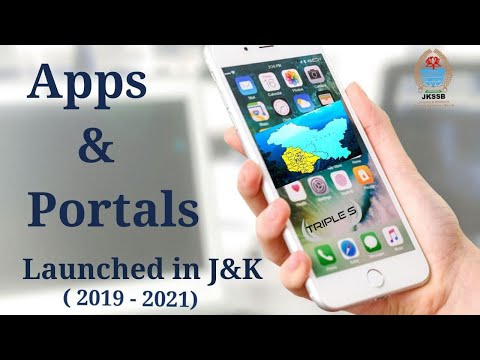 Apps And Portals || Launched by J&K Government in 2019 - 2021 || Important for all JKSSB/ JKPSC Exam