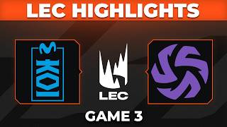 MKOI vs SHFT Highlights Game 3 | 2026 LEC Spring | Movistar KOI vs Shifters