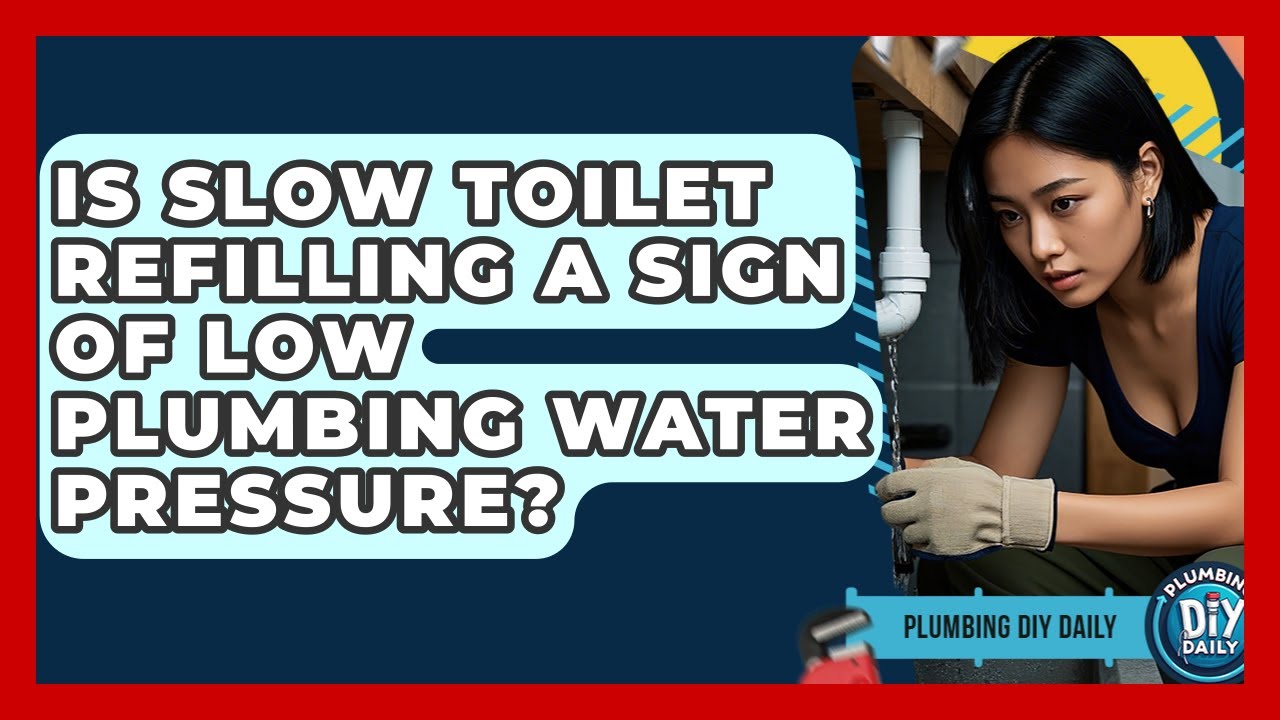 Is Slow Toilet Refilling A Sign Of Low Plumbing Water Pressure? - Plumbing DIY Daily