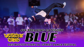 BLUE (KOR/AUS) | JUDGE SHOWCASE | 4V4 BREAKING | DESTRUCTIVE STEPS 16