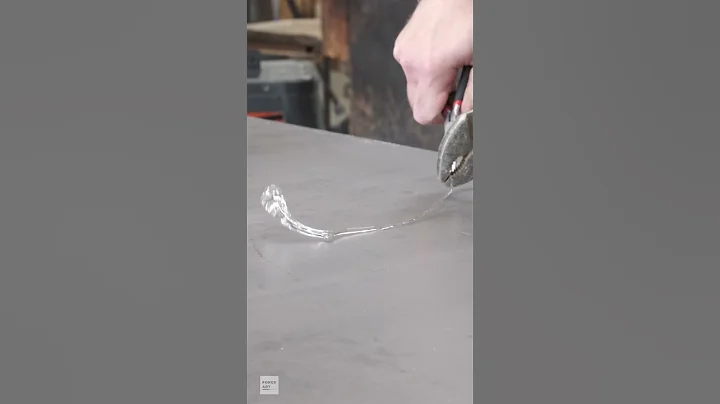 I tried my first Rupert’s Drop! #asmrsounds #satisfying #glassart