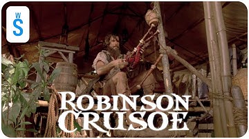 Robinson Crusoe (1997) | Scene: Crusoe seeks out a tentative survival on the island