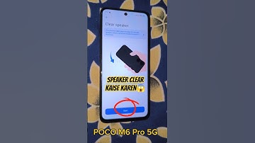 How To Clear Speaker Setting 😱 POCO M6 Pro 5G Clear Speaker Setting #shorts #youtubeshorts