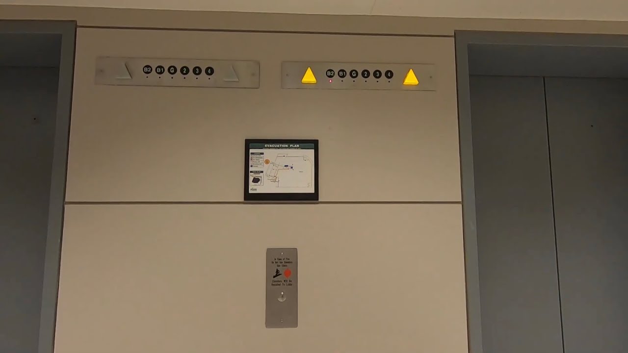 Dover Traflomatic Traction Elevators at Hazel Hall, GMU, Arlington, VA