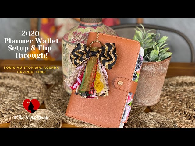 2021 PLANNER WALLET SETUP & FLIP THROUGH FOR NOVEMBER  LOUIS VUITTON MM  AGENDA SETUP & FLIP THROUGH 