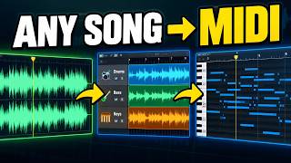 Turn Any Song Into MIDI: Get the Stems, Then the MIDI