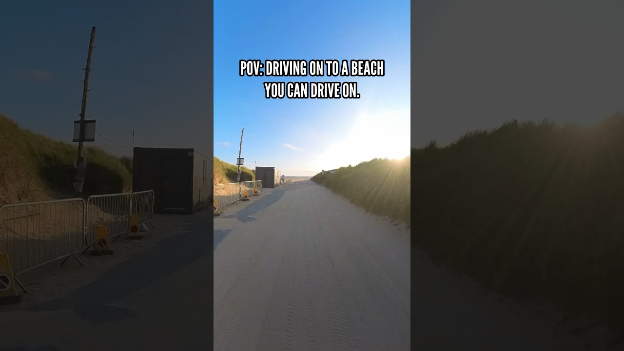 😮 YOU CAN DRIVE ON THIS BEACH IN THE UK! 🇬🇧 🚘 🏖️ 
