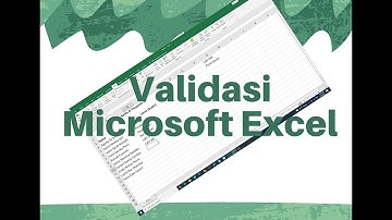 Validasi di microsoft excel #validation #Excel