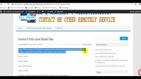 tinmo f100 customer care flash file lcd fix hang logo dead fix