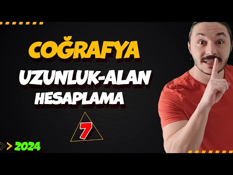 🌍Uzunluk-Alan-Eğim Hesaplama 🔴 39 Günde TYT Coğrafya Kampı-7🟡 9.sınıf coğrafya Kampı-7📌2024