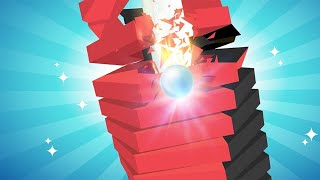 stack ball crse platform solo live game play world record 9999999 level stack ball game screenshot 1