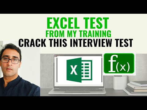 Excel Test conducted