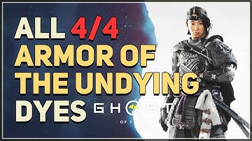 All Armor of the Undying Dye Locations Ghost of Yotei