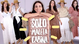 Una semana solo con maleta de cabina | Consejos y outfits