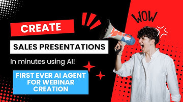 Build a Sales Presentation that Brings in Daily Clients & Sales in MINUTES (AI Agent for Webinars)