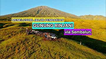 TERBANG KE PUNCAK GUNUNG RINJANI DARI BUKIT 3 SEMBALUN LOMBOK