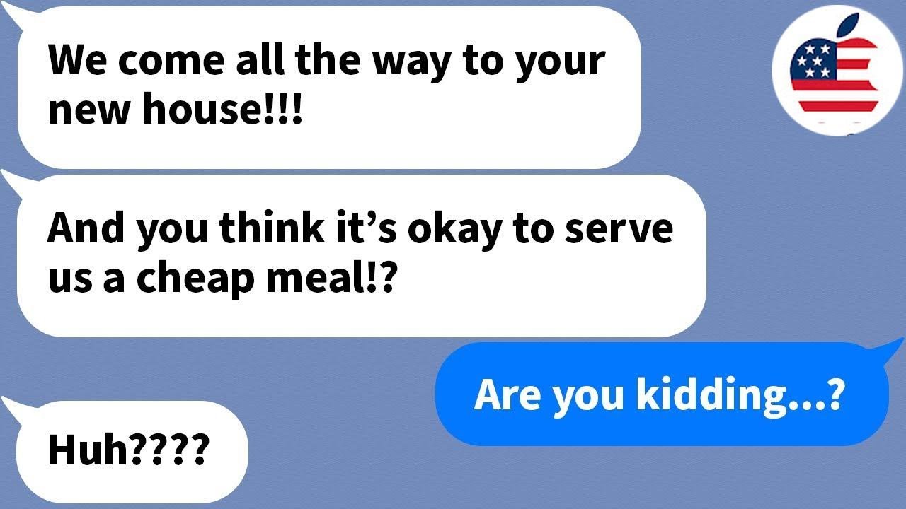 【Apple】 My sister-in-law and her husband came over for dinner but...