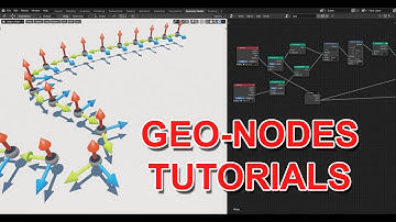 (update in the description) GNodes TUTORIAL-Make instances to follow curve using generated normals
