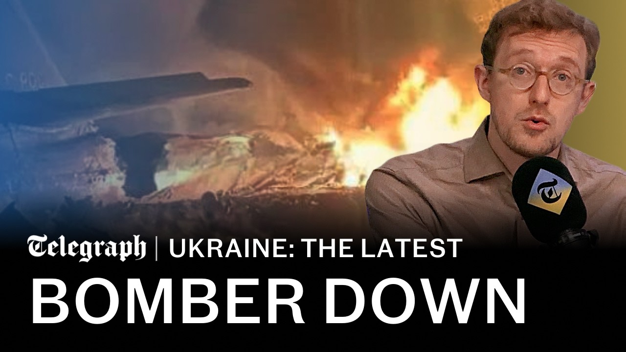 Huge blaze after Russian strategic bomber plane crashes in Far East | Ukraine war news updates today