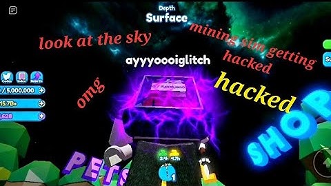 OMG GUYS MINING SIMULATOR 2 IS GETTING HACKED !!! ROBLOX MINING SIMULATOR 2