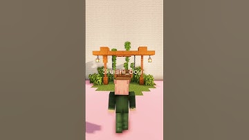 Swing Inspo 💚 #minecraft #foryou #fypシ #minecraftbuilding #minecrafttutorial #aesthetic #cottagecor