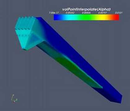 settling of dispersed phase in a tank