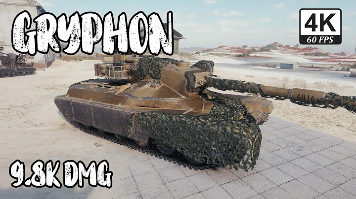 World Of Tanks Gryphon  9.8k Damage