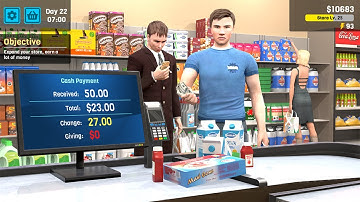 Manage Supermarket Simulator - Gameplay Walkthrough Part 1 (iOS, Android GamePlay)