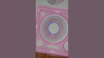 How many rotations did the pen make in total?🤔#short #spirograph #satisfying #spirographartsworld