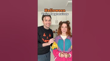Halloween Voice Impressions (w/ @thekatcurtis) 🎃