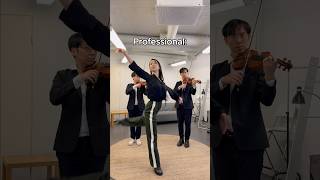 Pro vs beginner violin and ballet