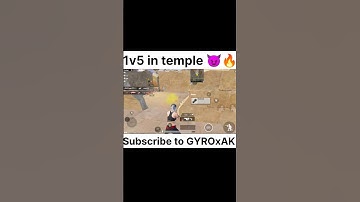 can I do when we 1v5 ?| |#pubg #bgmi #viral #1v4clutch#trending #viralshort#ytshorts #shorts#GYROxAK