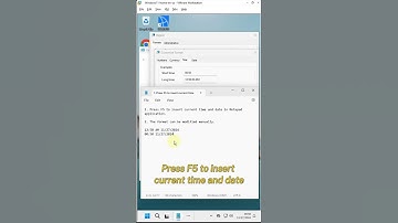 Quickly Insert Current Time and Date in Windows | Notepad #windows #windows11#windows10