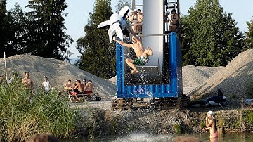 #MMBigAir Water Ramp – Human Launch Container