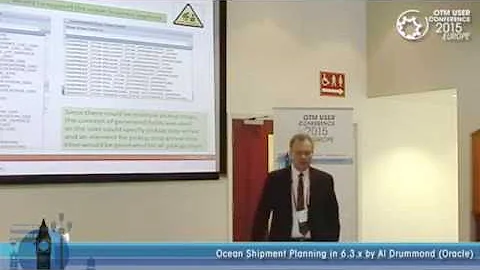 Ocean Shipment Planning in OTM 6.3.x by Al Drummond (Oracle)