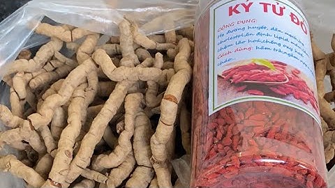 Ba kích tím, kỷ tử đỏ, nhục thung dung chuẩn ngâm rượu