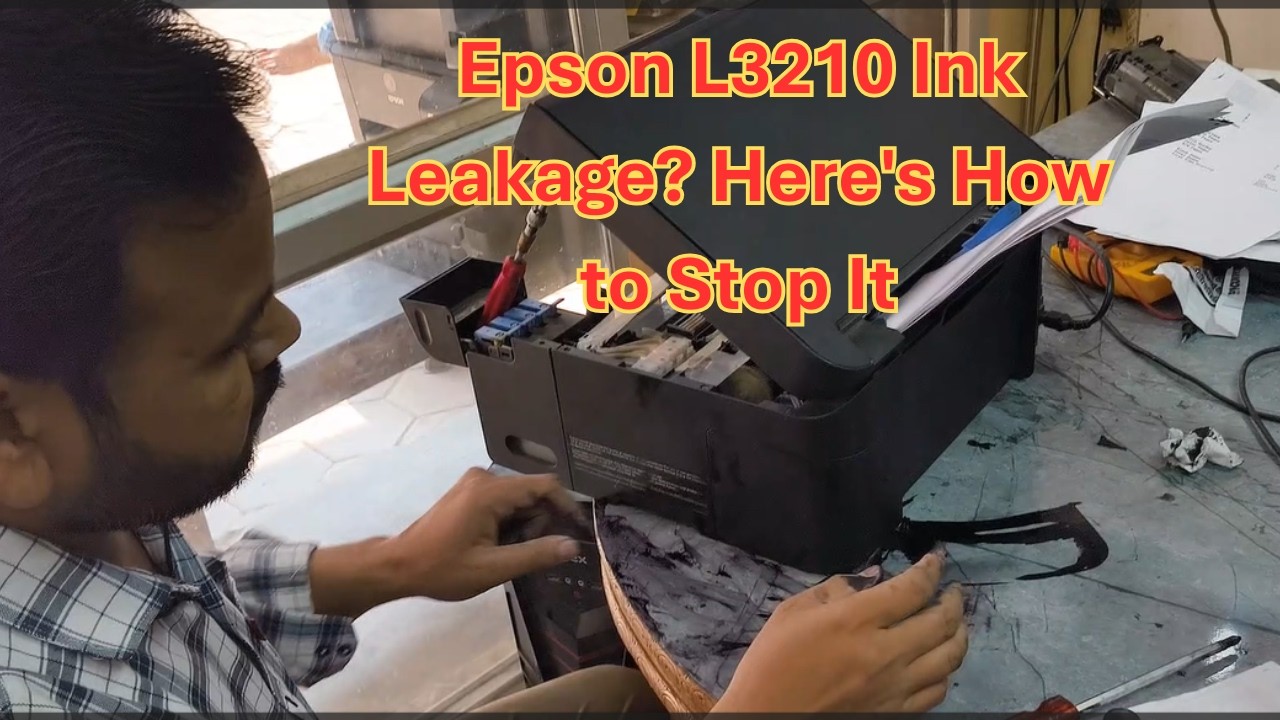 Epson L3210 Ink Leakage? Here's How to Stop It - YouTube