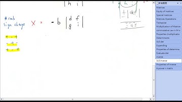 [HKDSEmath] M2 中學文憑 數學 - Matrices - Inverse - 2b 3x3 Inverse