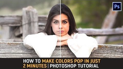 How to Make POP Colours in just 2 MINUTES | Photoshop Tutorial