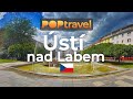 Walking in USTI NAD LABEM / Czech Republic 🇨🇿- 4K 60fps (UHD)