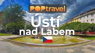 Walking in USTI NAD LABEM / Czech Republic 🇨🇿- 4K 60fps (UHD)