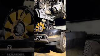 How do you line up your truck cab to chassis? #mechanic #diesel #powerstroke #chassis #ford